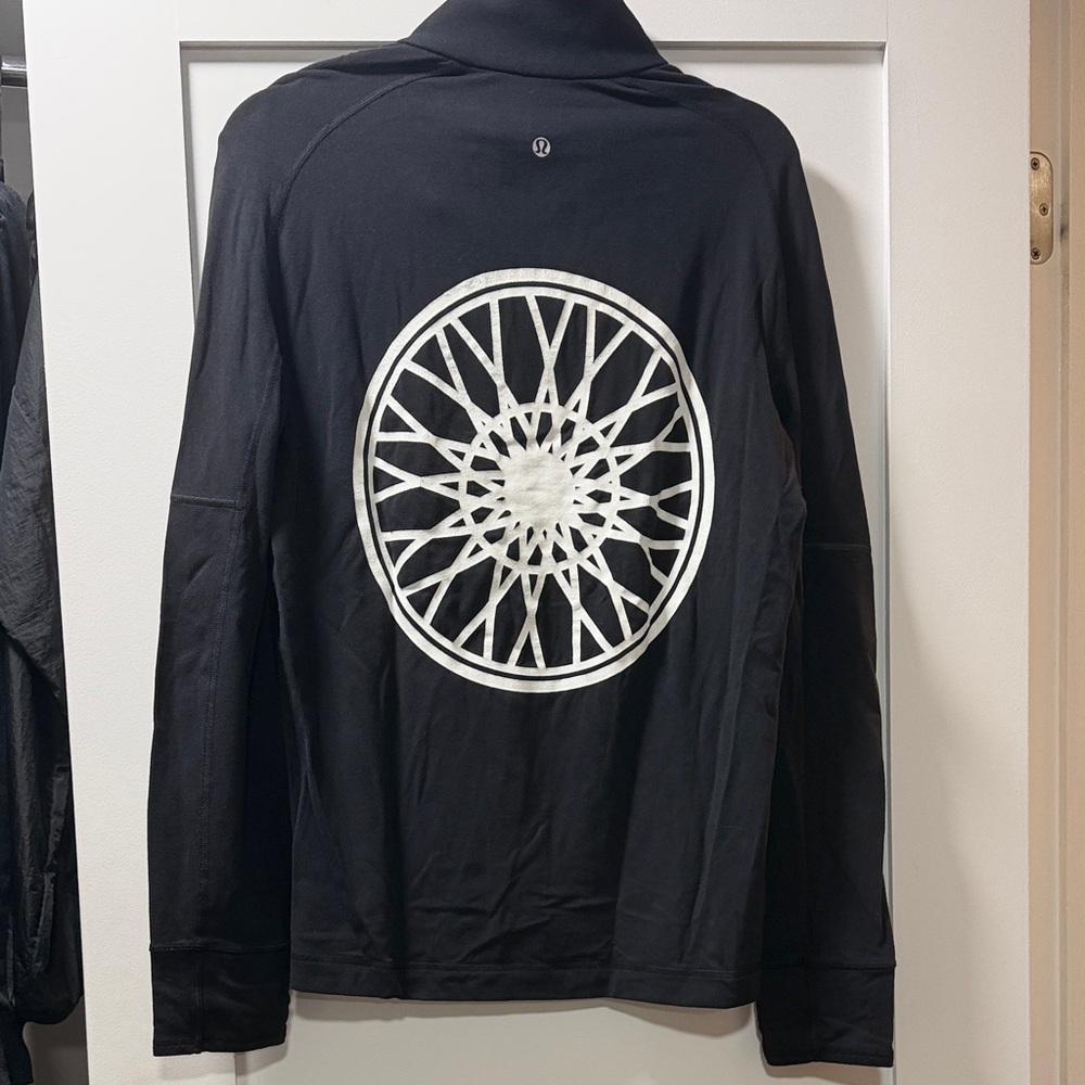 Men’s Lululemon Flywheel Quarter Zip Black Size Medium